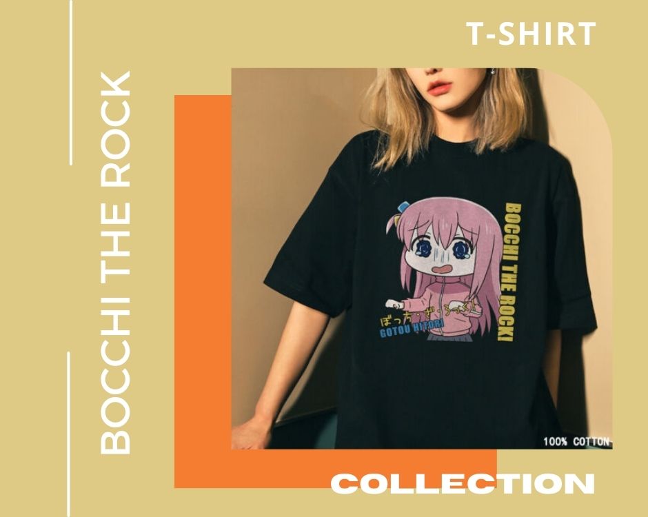 Bocchi the Rock! T-Shirt Black L (Anime Toy) - HobbySearch Anime Goods Store