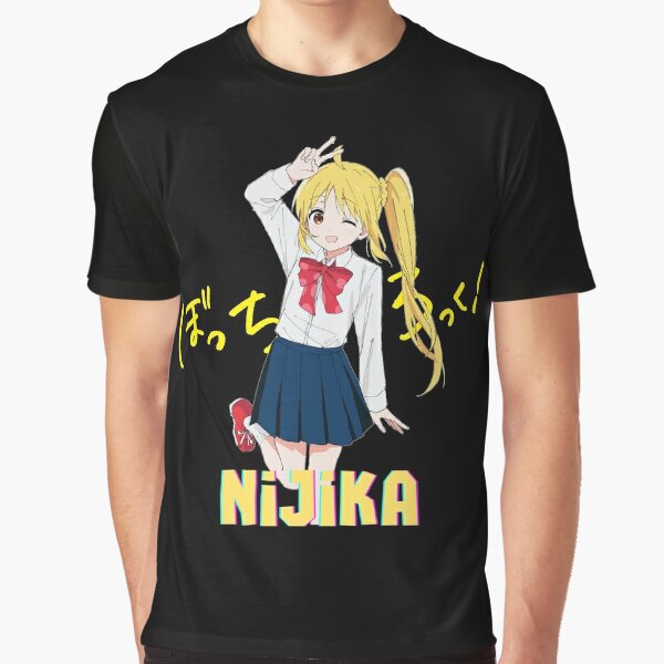 Nijika Ijichi Bocchi The Rock anime girl Graphic T-Shirt RB2706 product Offical bocchi the rock Merch
