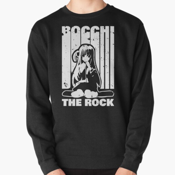Hitori Gotoh Anime Girl from Bocchi the Rock Black Pullover Sweatshirt RB2706 product Offical bocchi the rock Merch