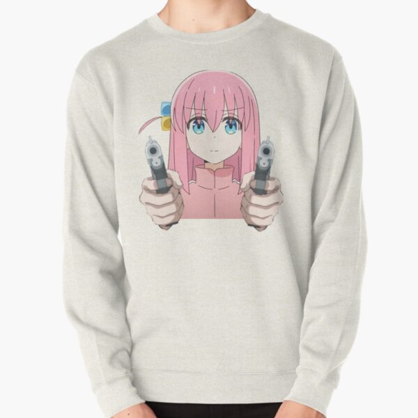 Bocchi  with gun - Bocchi the Rock  Pullover Sweatshirt RB2706 product Offical bocchi the rock Merch