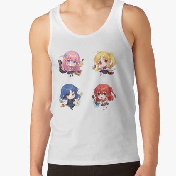 Bocchi the Rock Chibi Pack Tank Top RB2706 product Offical bocchi the rock Merch