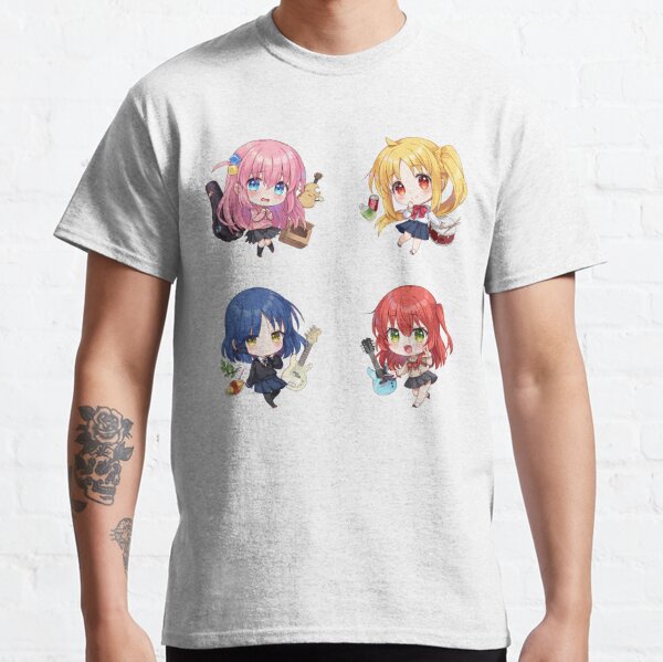 Bocchi the Rock Chibi Pack Classic T-Shirt RB2706 product Offical bocchi the rock Merch