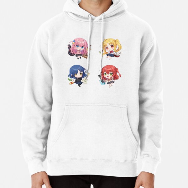 Bocchi the Rock Chibi Pack Pullover Hoodie RB2706 product Offical bocchi the rock Merch