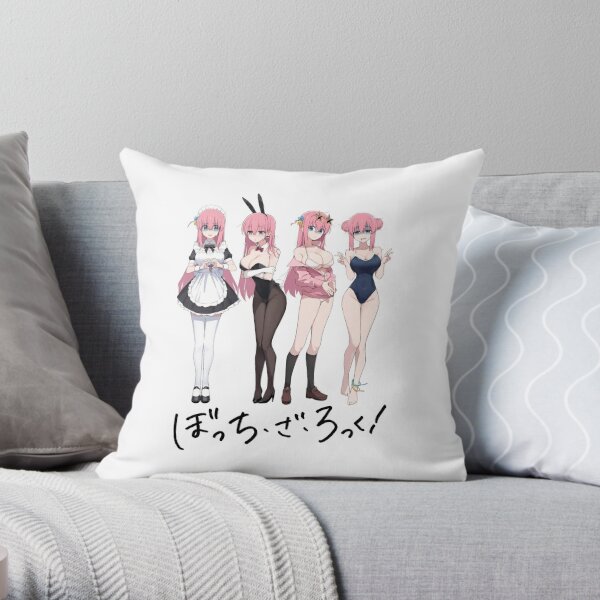 Bocchi the Rock Pack Throw Pillow RB2706 product Offical bocchi the rock Merch