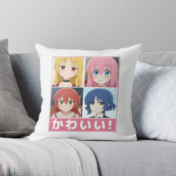 Bocchi the Rock Throw Pillow RB2706 product Offical bocchi the rock Merch