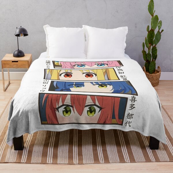 Bocchi the Rock Eyes Throw Blanket RB2706 product Offical bocchi the rock Merch