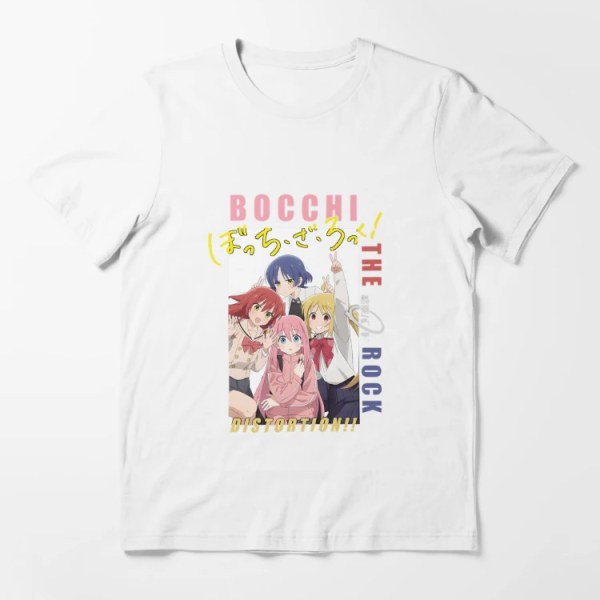 ssrcoslim fit t shirtflatlayf 1 - Bocchi the Rock Merch